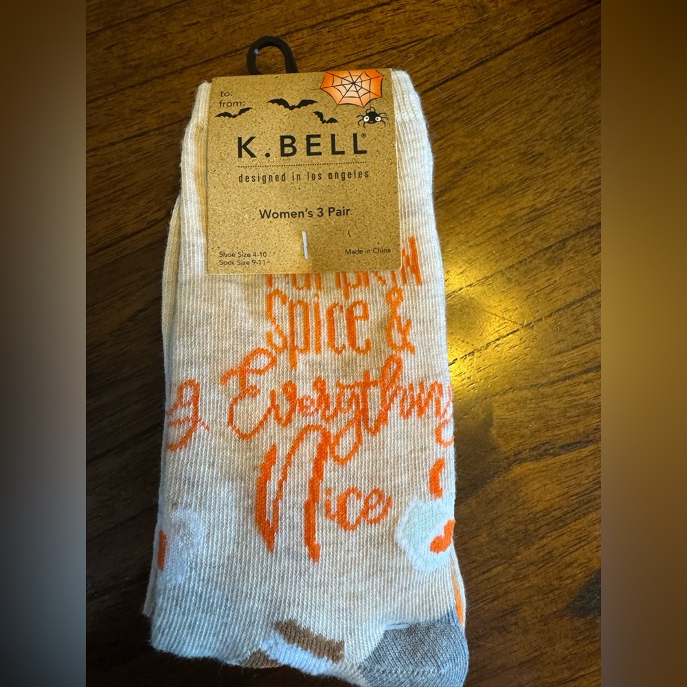 NWT 3 pack Fall themed Women's Socks